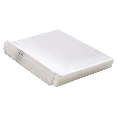 Basics Sheet Protectors for 3 Ring Binder, Heavyweight, Polypropylene, 8.5 x 11 Inch, 200-Pack, Clear