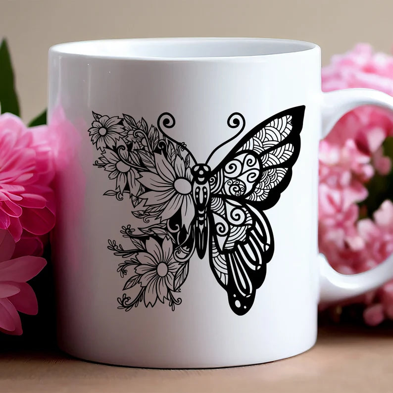 Floral butterfly svg\ butterfly Svg bundle\ Floral Woman SVG\ butterfly fairy svg\ Butterfly flower svg\ butterfly wings Svg\ Cricut, Eps