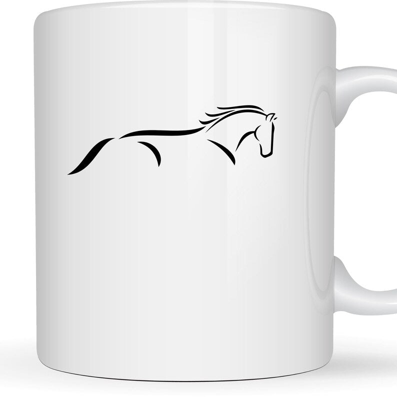 Horse Line Art\ Horses Line Drawing\ Line Digital File\ Laser Cutting Instant Download\ SVG & PNG file