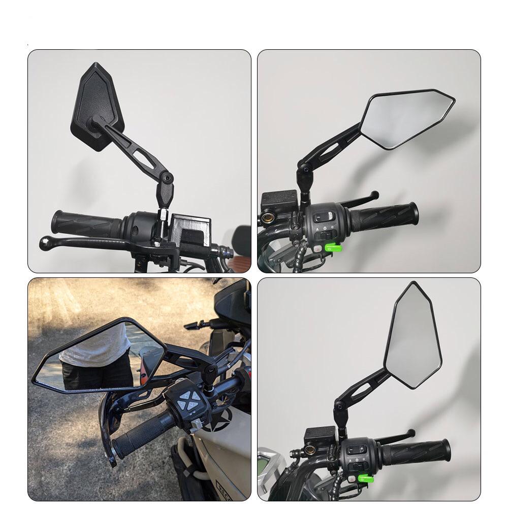 Pair of approved Rearview Mirrors, Scooter Mirrors, Motorcycle Custom Sport