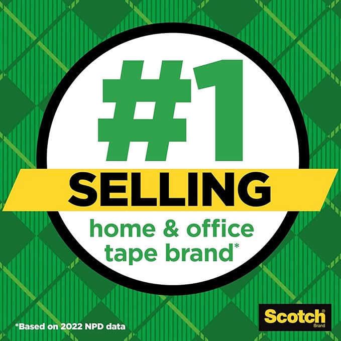 Magic Tape, Invisible, Home Office Supplies and Back to School Supplies for College and Classrooms, 6 Rolls with Dispensers