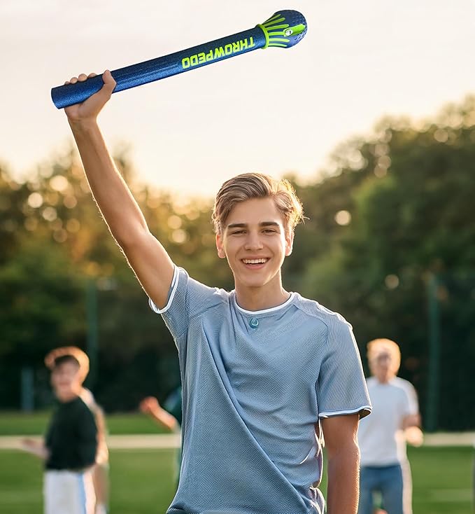 SPORTS THROWPEDO - The Ultimate Long-Distance Underhand Throw and Catch Game with Self-Correcting Technology for Pinpoint Accuracy - Patent Pending