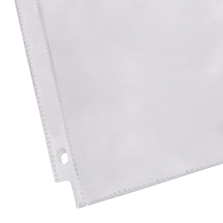 Basics Sheet Protectors for 3 Ring Binder, Heavyweight, Polypropylene, 8.5 x 11 Inch, 200-Pack, Clear
