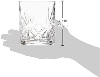 Italiana S.p.a. Melodia Line Modern Glass Water Glasses, 6 Units (Pack of 1)