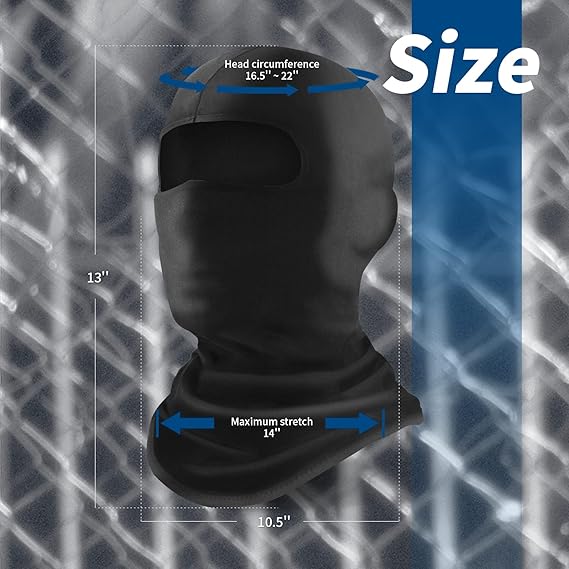 Motorcycle UV Protector, Motorcycle Helmets Face Mask for Men and Women