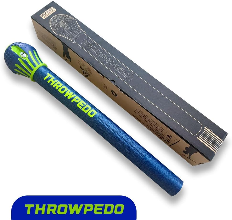 SPORTS THROWPEDO - The Ultimate Long-Distance Underhand Throw and Catch Game with Self-Correcting Technology for Pinpoint Accuracy - Patent Pending