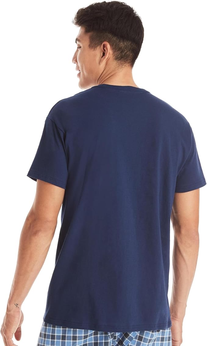 Pocket T-Shirt Pack, 6-Pack, Cool & Breathable Cotton Tees, Stay-Tucked Undershirts for Men
