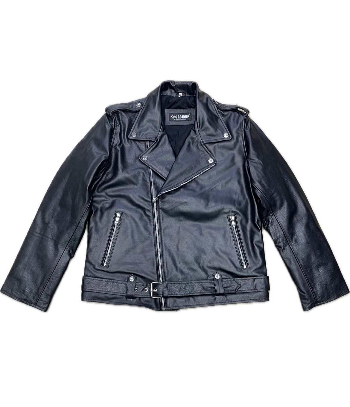 Biker Jacket with removable belt