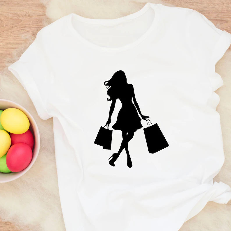 Shopping Girl SVG\ Shopping Girl SVG Bundle\ shopping girl clipart\ Shopping Girl Cut File\ Shopping Girl Cricut\ Shopping Girl silhouette