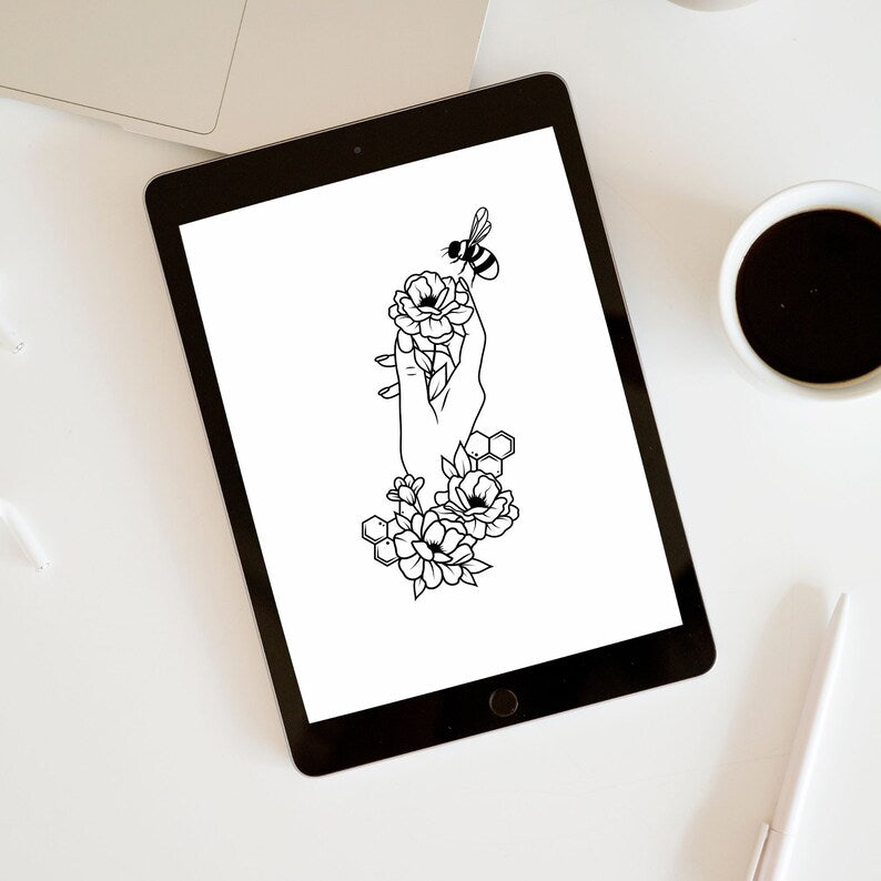 Bee SVG Mega Bundle Honeycomb\ cut file Cute bumble\ bee Honey drip\ Beehive Honeybee\ Spring animal\ Tumbler Beekeeper\ Silhouette Cricut