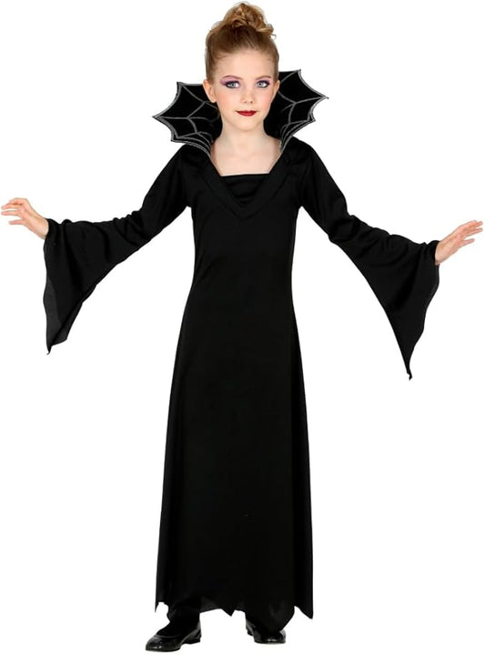 Vampiress Fancy Dress Halloween Costume Kids Dress Up Countess Vampire Carnival Theme Party Fancy Dress