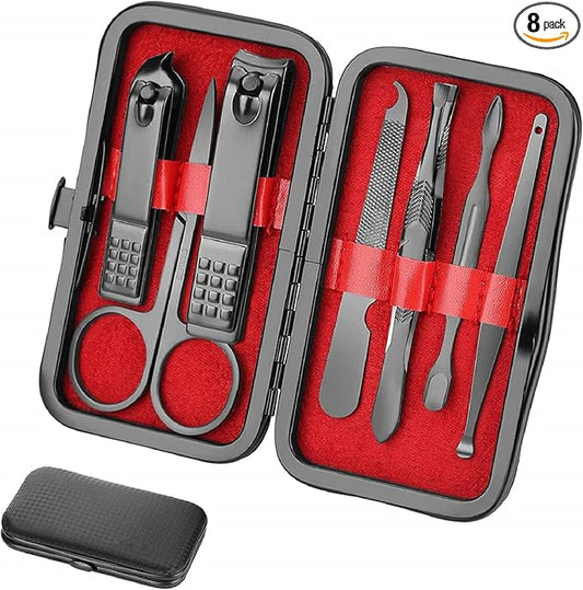 Travel Manicure Set, Manicure Kit, Nail Clipper Set Professional Nail Care Set for Manicure, Manicure Nail Grooming Kit Manicure Tools, Nail Care Kit