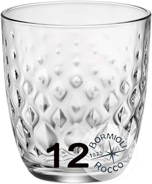 Tempered Glass GLIT Set of 12 Glasses 29.5 cl (2 Packs of 6 Pieces!)
