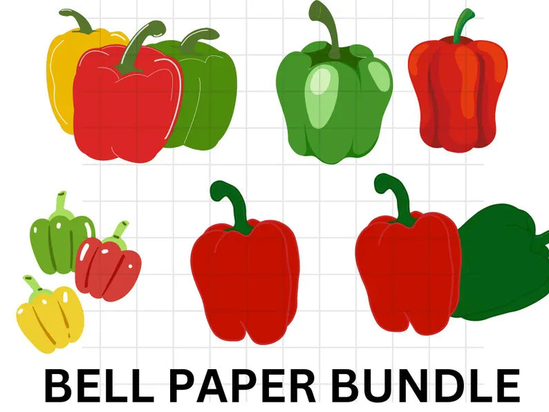 Bell Pepper svg\ Capsicum svg\ Bell Pepper Cricut svg\ Capsicum Cricut svg\ Bell Pepper silhouette\ Bell Pepper svg\ bundle Capsicum svg cut
