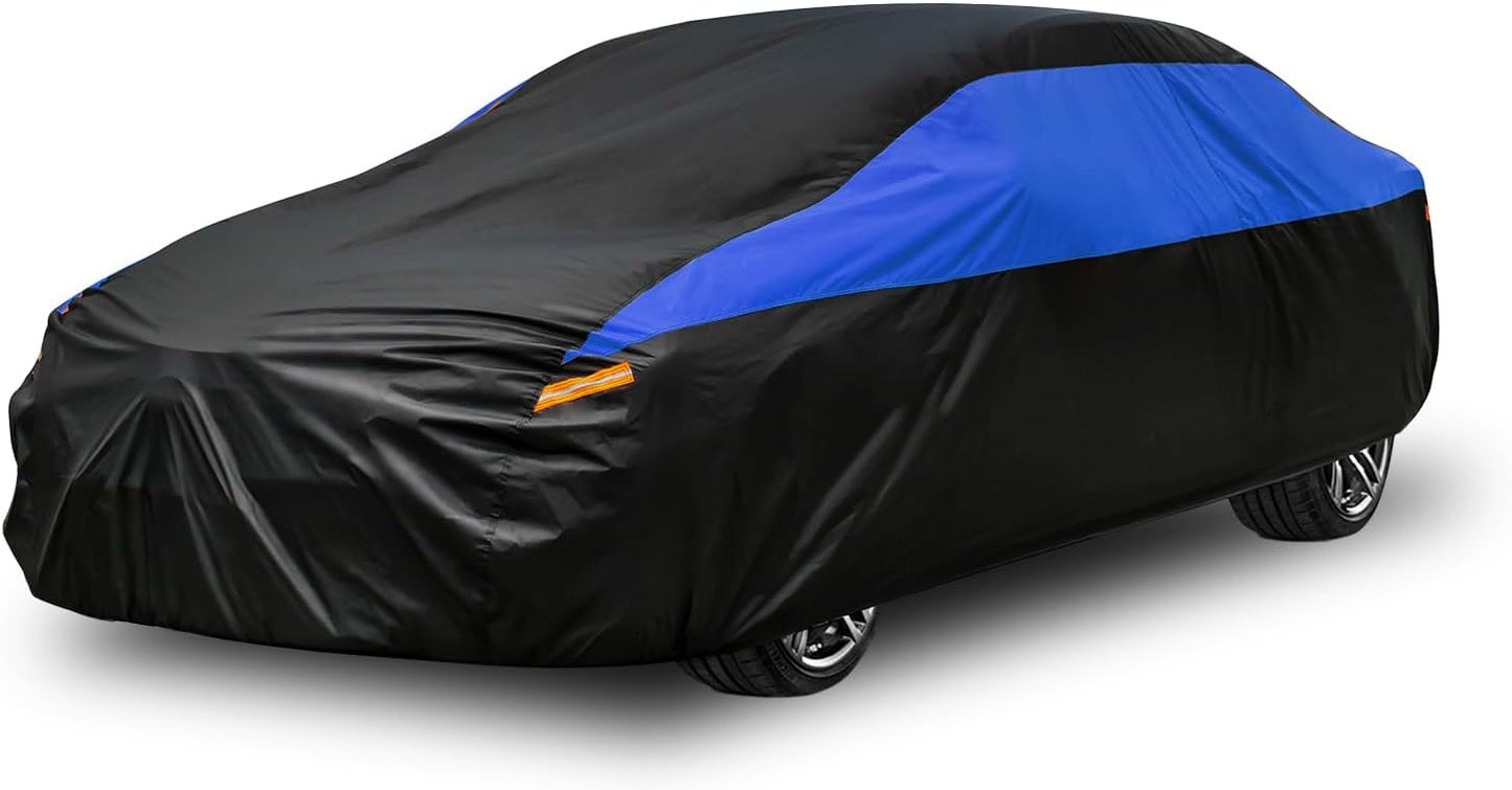 Car Cover for Automobiles All Weather Waterproof, Universal Fit