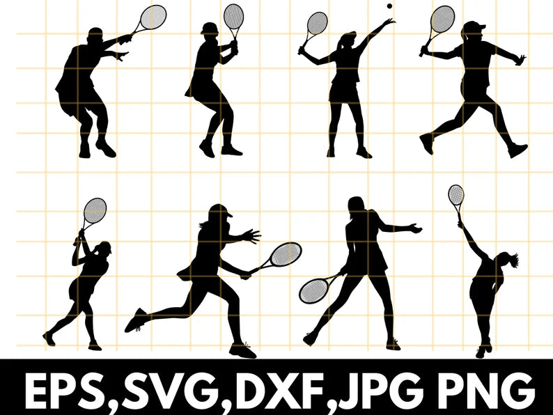Tennis svg bundle\ Tennis silhouette svg\ tennis svg Designs\ Love Tennis SVG Cut Files\ Vector clip art\ Tennis Mom Dad\ dxf\ png
