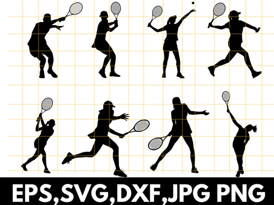 Tennis svg bundle\ Tennis silhouette svg\ tennis svg Designs\ Love Tennis SVG Cut Files\ Vector clip art\ Tennis Mom Dad\ dxf\ png