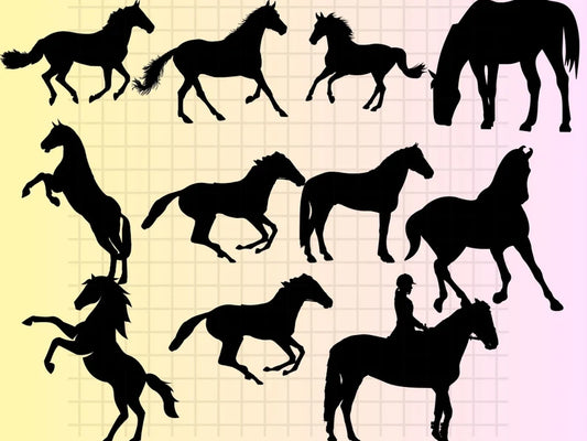 Horse svg\ Horse head svg\ Horse Silhouette\ Horse Heart Svg\ Horseshoe SVG\ Animal Svg\ riding svg\ cutting files for cricut silhouette
