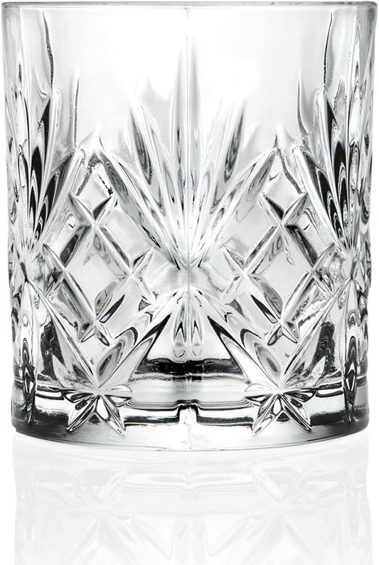 Italiana S.p.a. Melodia Line Modern Glass Water Glasses, 6 Units (Pack of 1)
