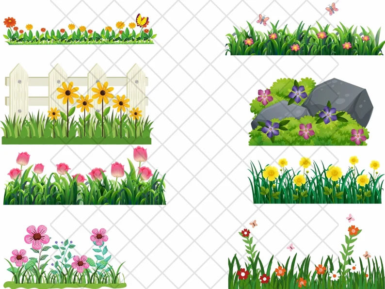 Grass - SVG PNG JPG\ Digital Cut File\ Commercial Use\ Instant Download\ Grass Cut File\ File for Cricut\ Ready to Cut\ Cutting File