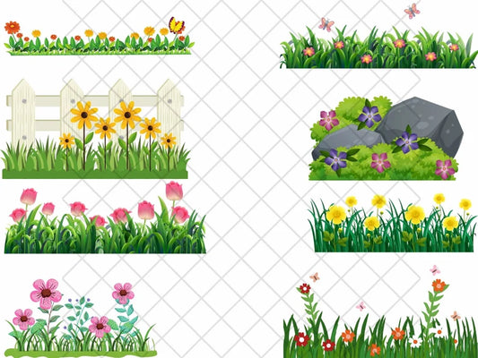 Grass - SVG PNG JPG\ Digital Cut File\ Commercial Use\ Instant Download\ Grass Cut File\ File for Cricut\ Ready to Cut\ Cutting File