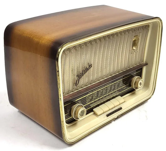 Telefunken Jubilate 9 Tube Radio: 1950s German Mid Century Decor