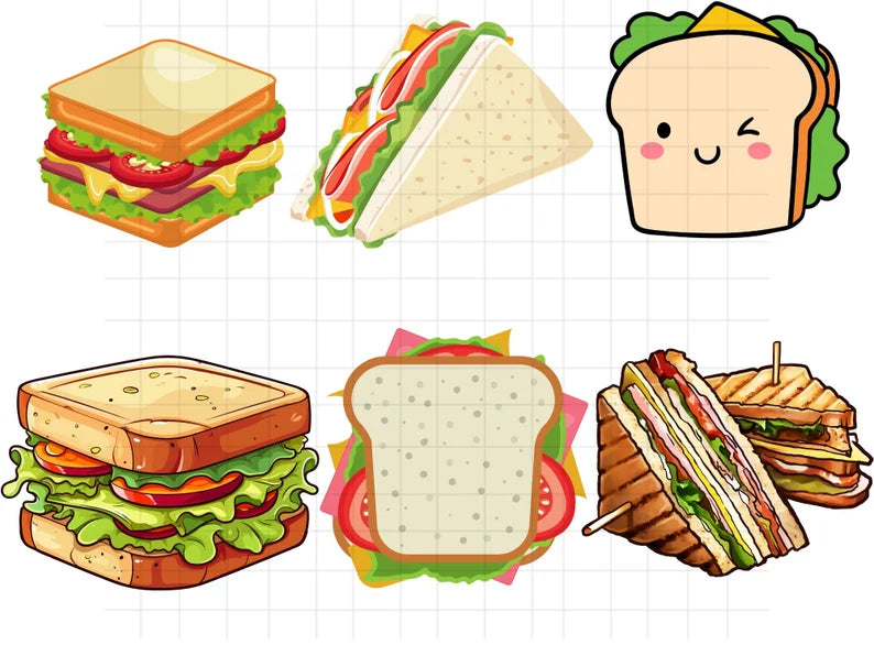 Sandwich png\ hamburger clipart\ burger clipart\ Sandwich Clipart\ Sandwich Vector\ hot dog clipart\ print file\ printable