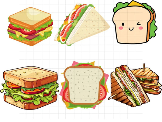 Sandwich png\ hamburger clipart\ burger clipart\ Sandwich Clipart\ Sandwich Vector\ hot dog clipart\ print file\ printable