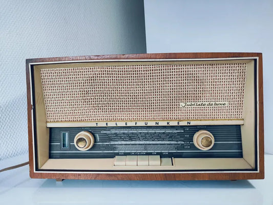 Vintage Telefunken Jubilate de Luxe 1361W Tube Radio | Mid-Century German Radio | Fully Working Retro