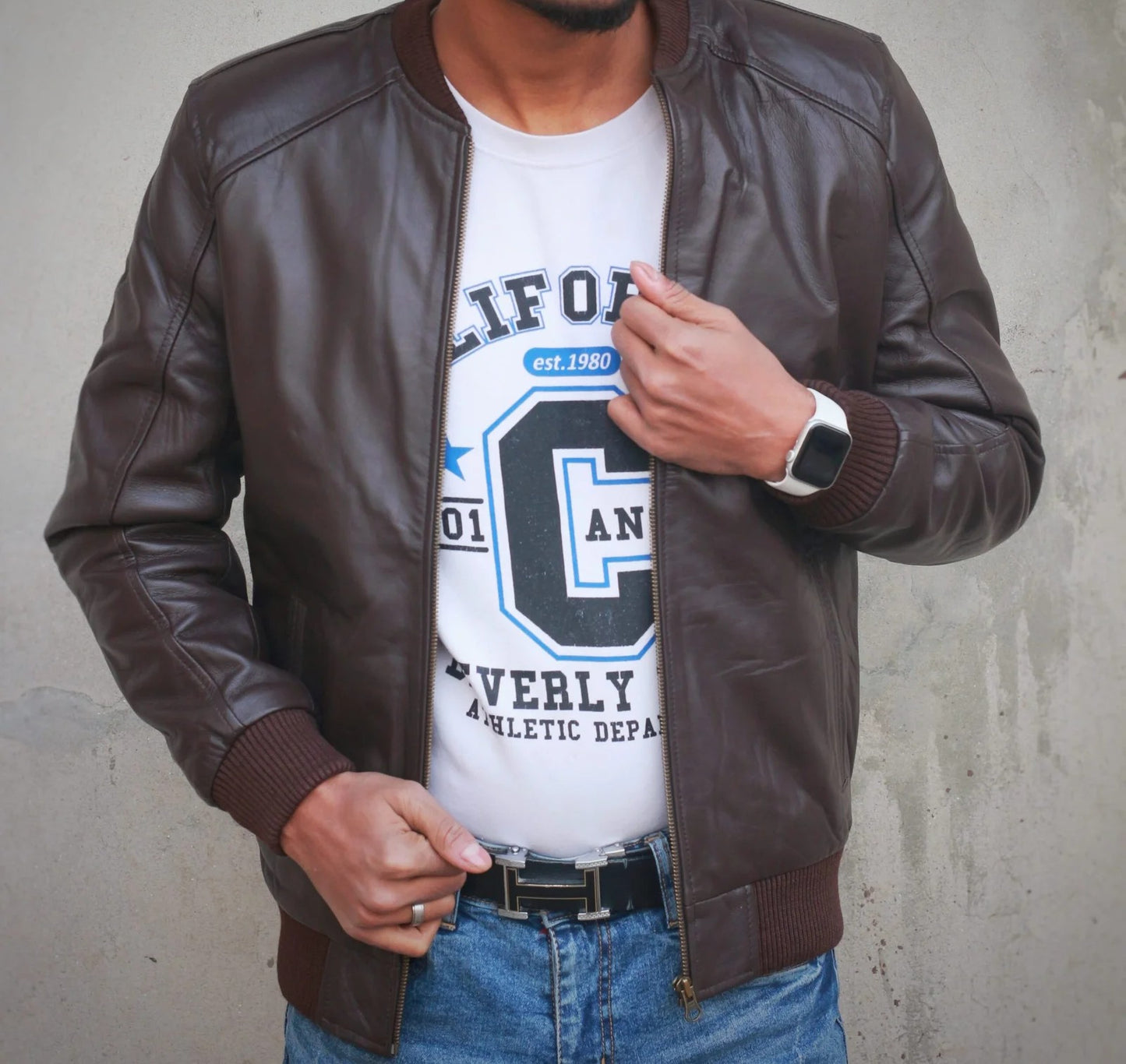 Vintage Leather Bomber Jackets