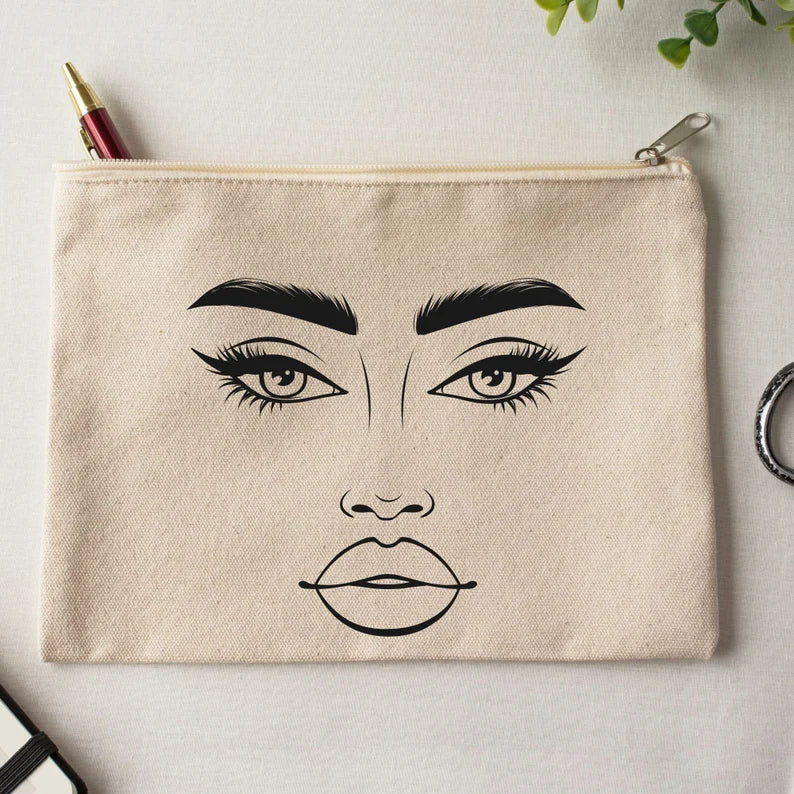 Beauty Face Svg\ Woman Beauty Human Happy Face Svg\ Glamour Lady Svg\ Perfection Lipstick Svg\ Eyelashes Svg\ Makeup Svg\ Silhouette Circut