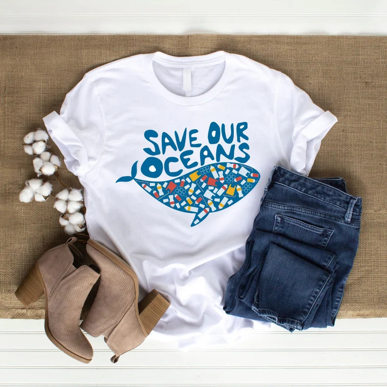 Save Our Oceans\ save the sea vector\ eco\ protect nature\ digital clipart\ t-shirt design\ instant download (svg, jpeg, png)