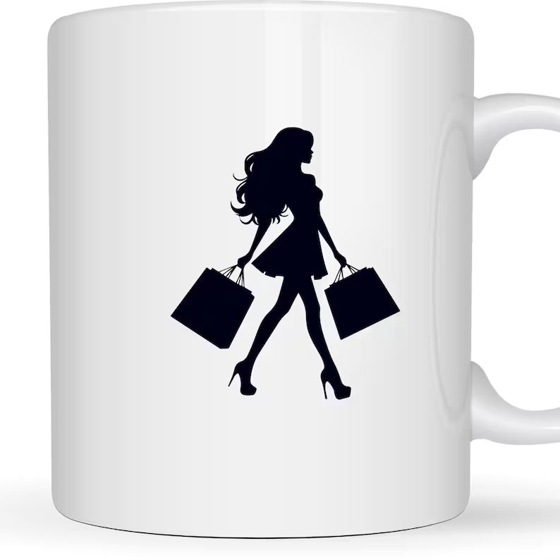 Shopping Girl SVG\ Shopping Girl SVG Bundle\ shopping girl clipart\ Shopping Girl Cut File\ Shopping Girl Cricut\ Shopping Girl silhouette