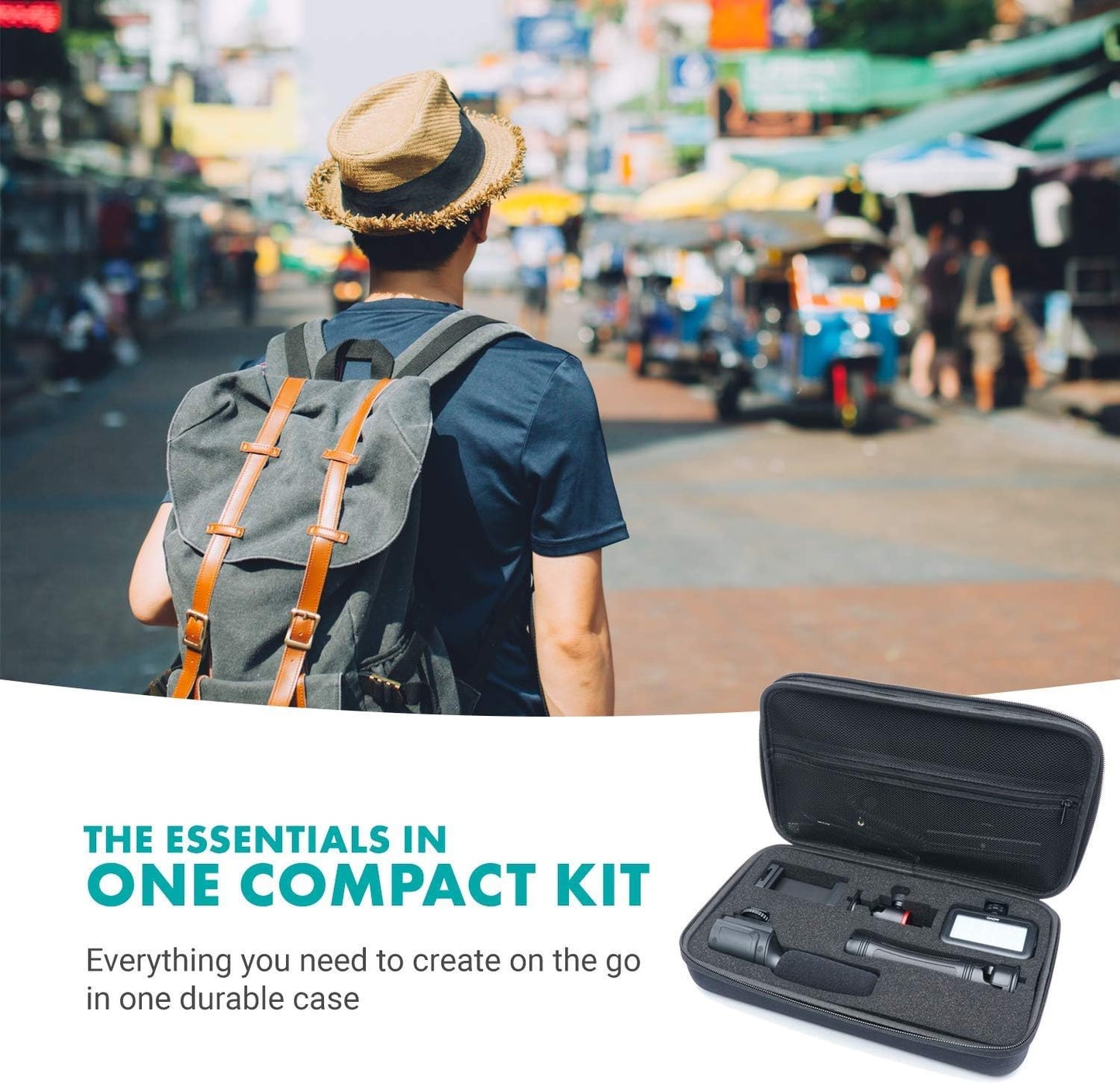 iVlogger Vlogging Kit for iPhone - Lightning Compatible YouTube Starter Kit for Content Creators - Accessories: Phone Tripod, Phone Mount, LED Light and Shotgun Microphone