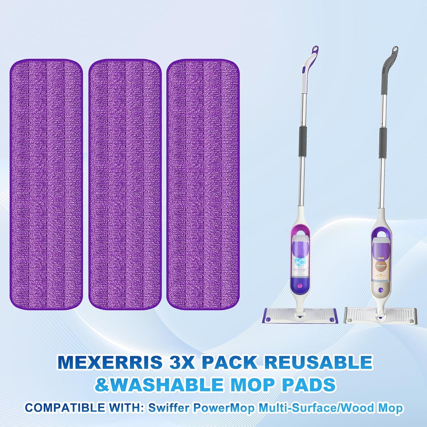 Spray Mop Mop Professional Floor Mop with 2 Refillable Bottles for Home, Kitchen, Hardwood, Laminate, Wood, Ceramic