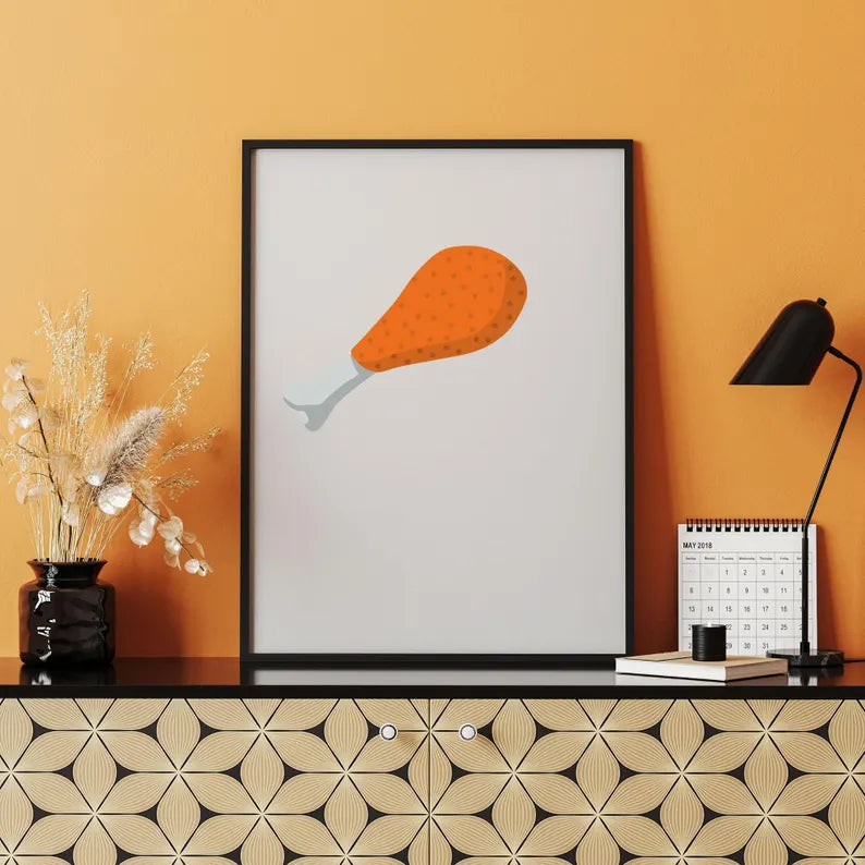 Chicken Leg Svg\ Chicken Svg\ Leg Svg\ Cut Svg Files\ Cutting files for cricut\ digital download\ drumnstick svg