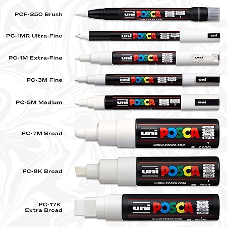 8-Color Paint Marker Set, PC-5M Medium