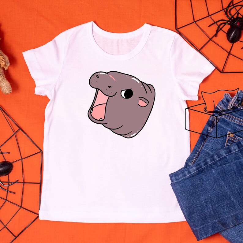 Hippo SVG\ Baby Hippo Svg\ Cute Hippo Svg\ Hippo clipart\ Boy Girls Hippo birthday shirt\ Jungle animals Hippo Cut files Digital Download