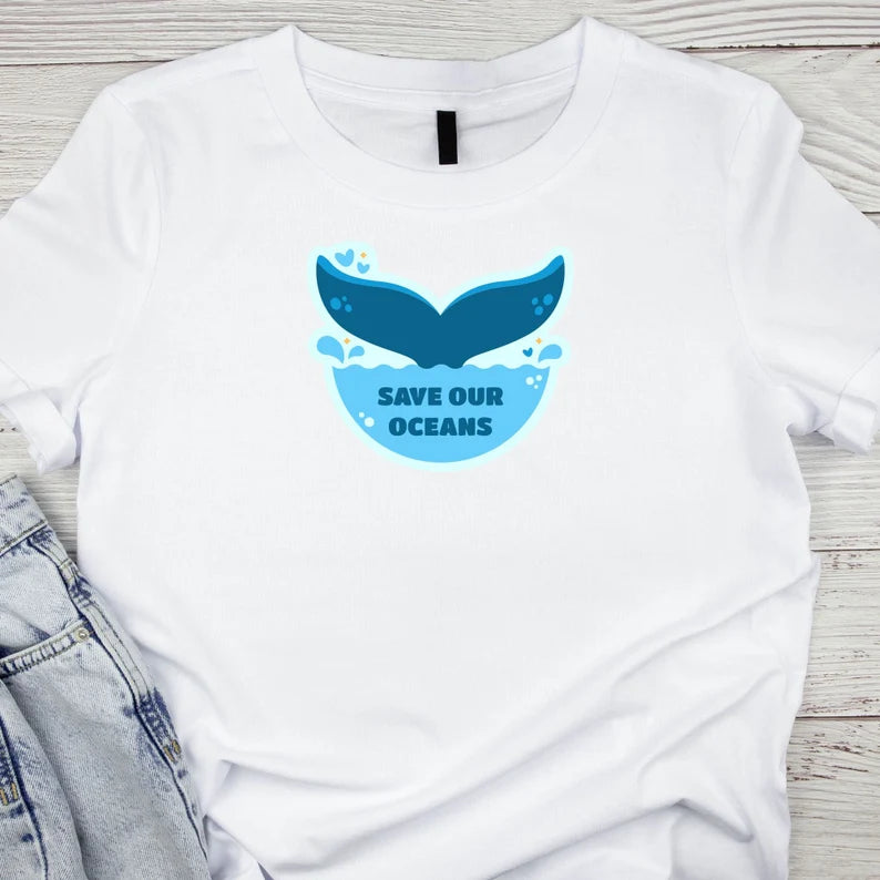 Save Our Oceans\ save the sea vector\ eco\ protect nature\ digital clipart\ t-shirt design\ instant download (svg, jpeg, png)