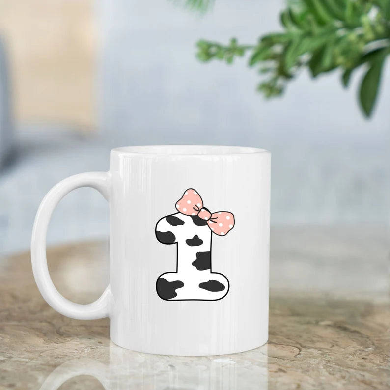 Cow number birthday svg\ 1st birthday svg\ Cow print svg\ Birthday girl Kid cow svg\ Kids cut file\ Birthday gift\ Birthday party shirt PNG