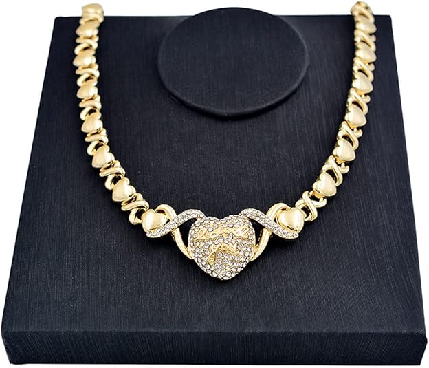 Jewellery Lady 14K Gold Filled Jewelry sets for Women Bracelets Necklaces With Earrings Gifts