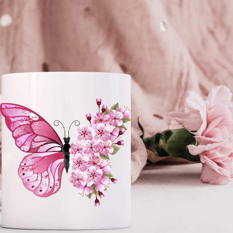 Floral Butterfly SUBLIMATION design PNG\ Flower Butterfly Sublimation\ Butterfly PNG sublimation file\ Watercolor Butterfly png file