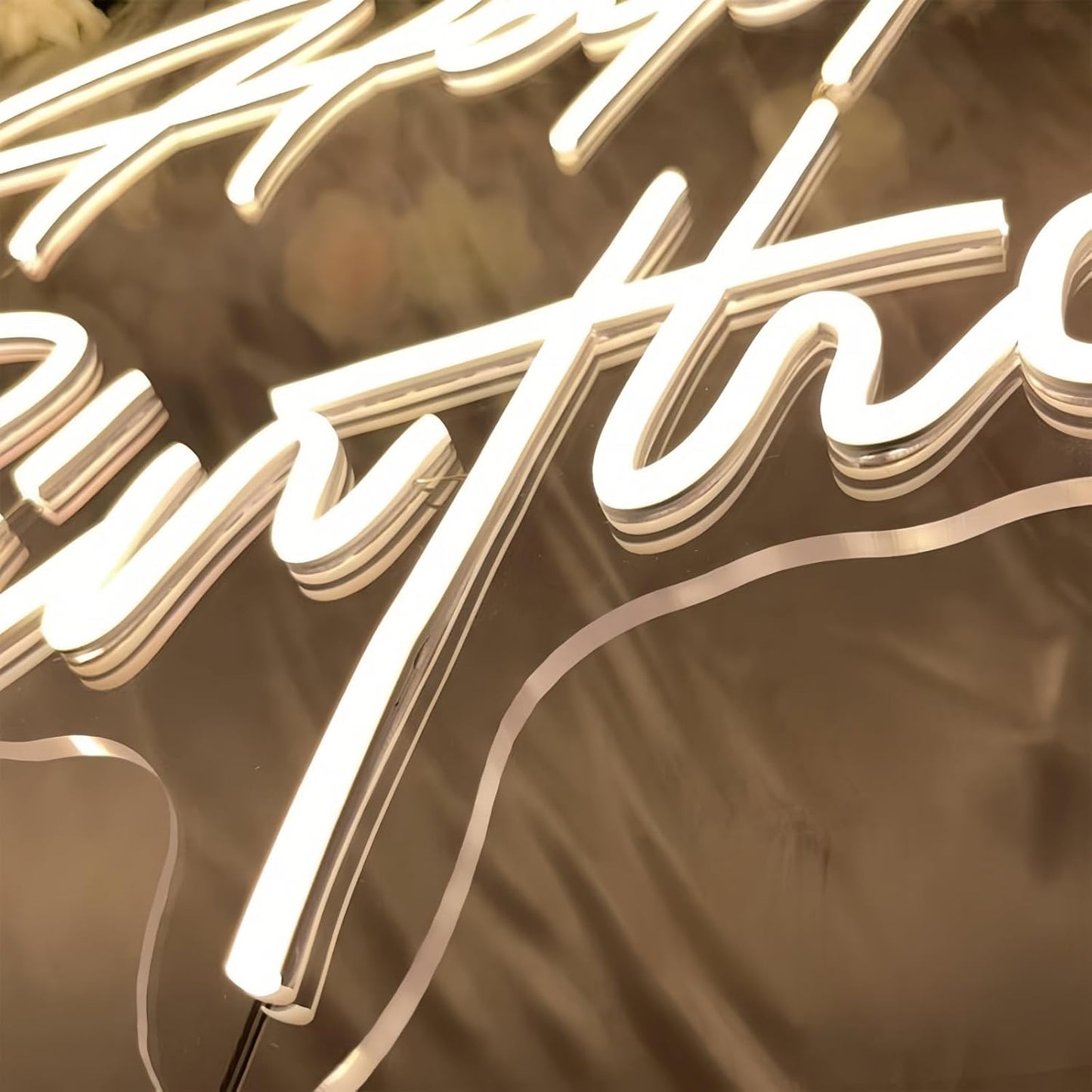 LED Neon Sign Night Light for Wall Party Décor Bedroom Room Bar Wedding Home Birthday Art Decoration Christmas with USB Light modulator 5v 16.5''*9.1''