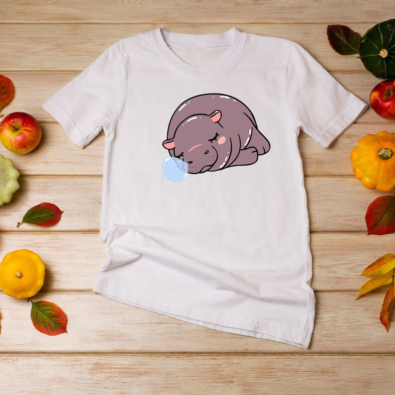 Hippo SVG\ Baby Hippo Svg\ Cute Hippo Svg\ Hippo clipart\ Boy Girls Hippo birthday shirt\ Jungle animals Hippo Cut files Digital Download