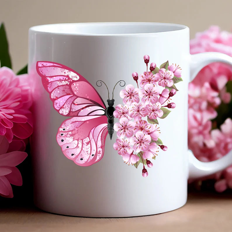 Floral Butterfly SUBLIMATION design PNG\ Flower Butterfly Sublimation\ Butterfly PNG sublimation file\ Watercolor Butterfly png file