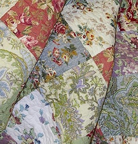 Home Blooming Prairie Quilted Patchwork Throw