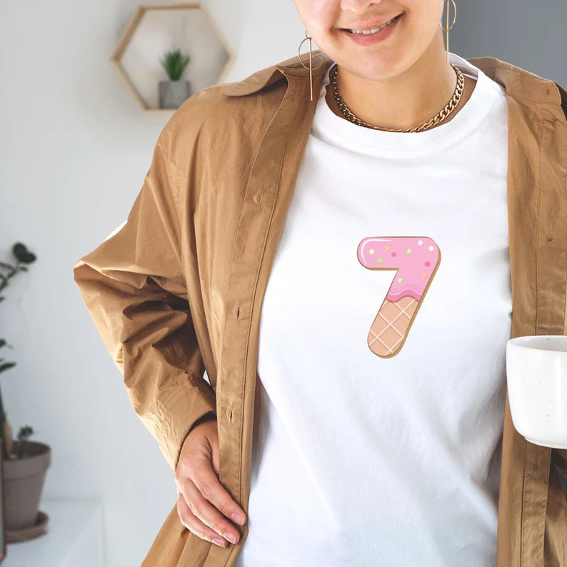 Ice Cream Numbers SVG\ Ice Cream Birthday\ Ice Cream Bundle SVG