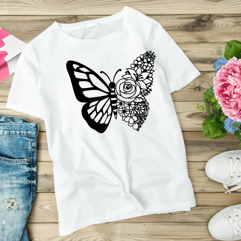 Floral butterfly svg\ butterfly Svg bundle\ Floral Woman SVG\ butterfly fairy svg\ Butterfly flower svg\ butterfly wings Svg\ Cricut, Eps