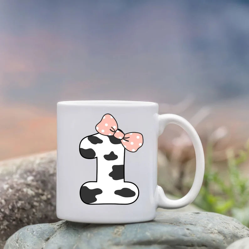 Cow number birthday svg\ 1st birthday svg\ Cow print svg\ Birthday girl Kid cow svg\ Kids cut file\ Birthday gift\ Birthday party shirt PNG