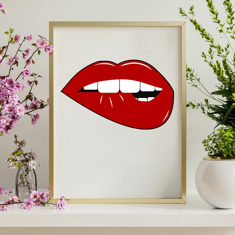 Lips svg\ red lips svg bundle\ Kiss svg\ American lips svg\ Kiss desig\ Cricut and silhouette\ Instant Download kiss me svg